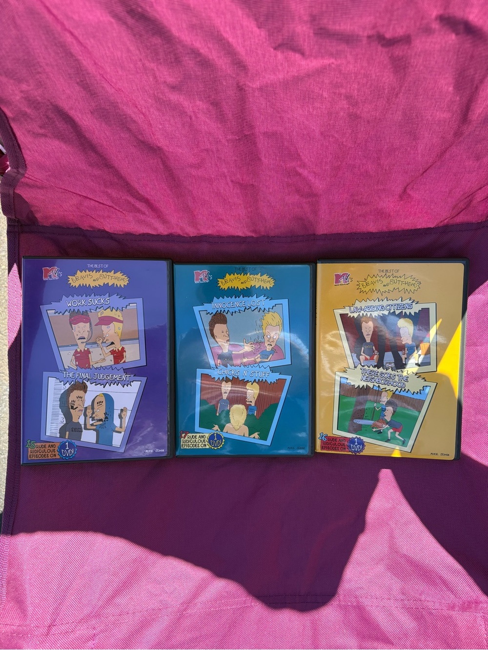 MTV Beavis & Butt-Head The Best Of 3 DVD Lot 2002 Time-Life
